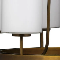 Kindgom LED 28 Inch Antique Brass Chandelier Ceiling Light -Outlet Jamie Aura Store 5king chab 3