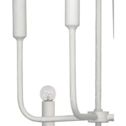 Mercer 8 Light 36 Inch White Gesso Two Tier Chandelier Ceiling Light -Outlet Jamie Aura Store 5merc chwh 9