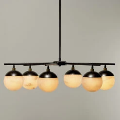 Metro 6 Light 40 Inch Faux White Alabaster And Oil Rubbed Bronze Chandelier Ceiling Light, Antique Brass Accents 7 Metro 6 Light 40 Inch Faux White Alabaster And Oil Rubbed Bronze Chandelier Ceiling Light, Antique Brass Accents -Outlet Jamie Aura Store 5metr6 chob 4 1