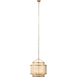 Pacific 6 Light 20 Inch Gold Beaded Chandelier Ceiling Light -Outlet Jamie Aura Store 5paci chgo 4
