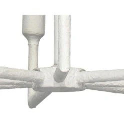 Park 8 Light 32 Inch White Gesso Chandelier Ceiling Light -Outlet Jamie Aura Store 5park chwh 9 1