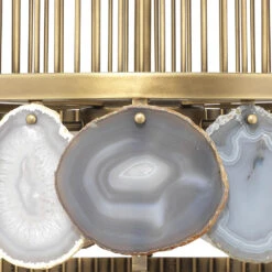Upsala 8 Light 32 Inch Pale Lavender Agate & Antique Brass Chandelier Ceiling Light 9 Upsala 8 Light 32 Inch Pale Lavender Agate & Antique Brass Chandelier Ceiling Light -Outlet Jamie Aura Store 5upsa lvab 3