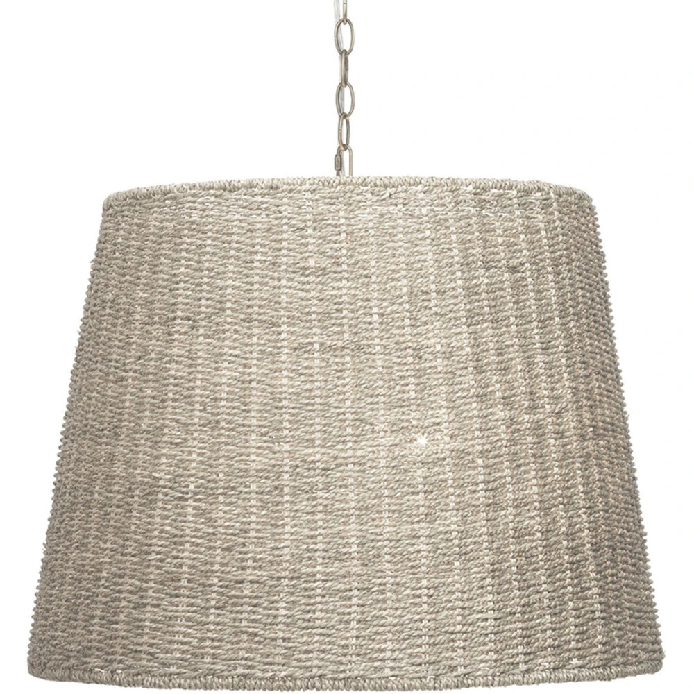 Willow 2 Light 24 Inch Natural Seagrass Chandelier Ceiling Light 5 Willow 2 Light 24 Inch Natural Seagrass Chandelier Ceiling Light - Image 5