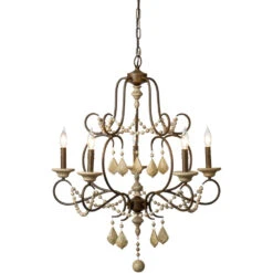 Yellowstone 5 Light 29 Inch Rust And Natural Chandelier Ceiling Light 10 Yellowstone 5 Light 29 Inch Rust And Natural Chandelier Ceiling Light -Outlet Jamie Aura Store 5yell natu 4 1