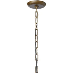 Yellowstone 5 Light 29 Inch Rust And Natural Chandelier Ceiling Light -Outlet Jamie Aura Store 5yell natu 5