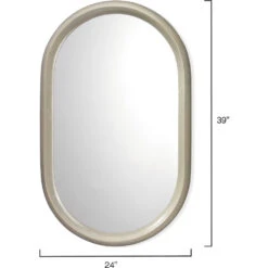 Altitude Oval 39 X 24 Inch Dove Grey Splash Mirror 7 Altitude Oval 39 X 24 Inch Dove Grey Splash Mirror -Outlet Jamie Aura Store 6alti ovmidg 5