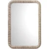 Audrey 34 X 24 Inch White Washed Wood Mirror