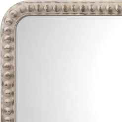 Audrey 34 X 24 Inch White Washed Wood Mirror -Outlet Jamie Aura Store 6audr rectwh 3
