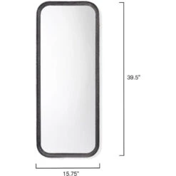 Capital 36 X 16 Inch Distressed Black Mirror -Outlet Jamie Aura Store 6capi mibk 2