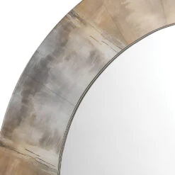Cloudscape 36 X 36 Inch Taupe & Slate Lacquer Wall Mirror -Outlet Jamie Aura Store 6clou misl 2