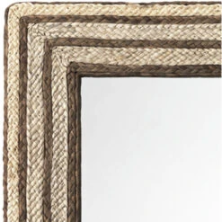 Evergreen 30 X 30 Inch Natural Mirror -Outlet Jamie Aura Store 6ever sqsg 3