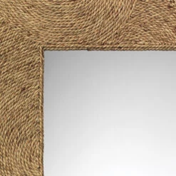 Harbor 80 X 35 Inch Natural Seagrass Floor Mirror -Outlet Jamie Aura Store 6harb mifl 3