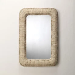 Hollis 48 X 32 Inch Off-White Mirror -Outlet Jamie Aura Store 6holl miow 6