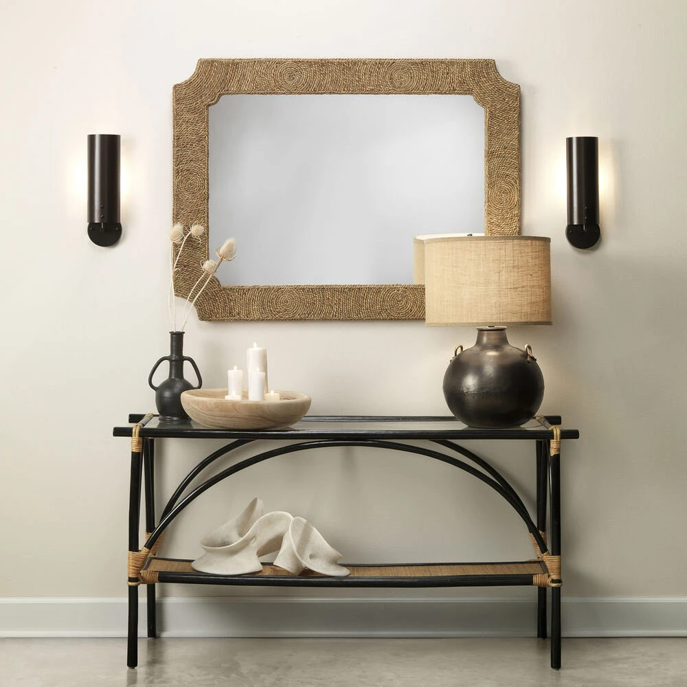 Marina 48 X 36 Inch Natural Seagrass Mirror 2 Marina 48 X 36 Inch Natural Seagrass Mirror - Image 2