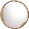 Organic 36 X 36 Inch Natural Wood Mirror