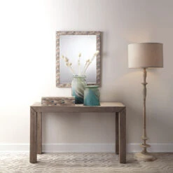 Plume 33 X 25 Inch White Peacock Lacquer Wall Mirror -Outlet Jamie Aura Store 6plum rectwh 5