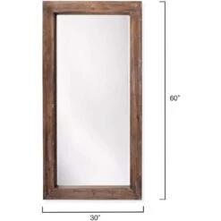 Reclaimed 60 X 30 Inch Grey Floor Mirror 8 Reclaimed 60 X 30 Inch Grey Floor Mirror -Outlet Jamie Aura Store 6recl flgr 2