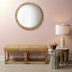 Relief 36 X 36 Inch Natural Mirror -Outlet Jamie Aura Store 6reli rndna 4