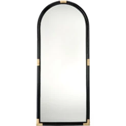 Saltwater 72 X 30 Inch Black Floor Mirror