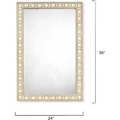 Sama 36 X 24 Inch Natural Mirror -Outlet Jamie Aura Store 6sama mibl 2
