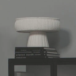 Aegean Pedestal 14.5 X 9 Inch Bowl -Outlet Jamie Aura Store 7aege lgwh 3