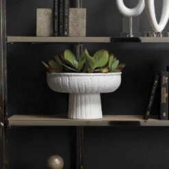 Aegean Pedestal 14.5 X 9 Inch Bowl -Outlet Jamie Aura Store 7aege lgwh 8