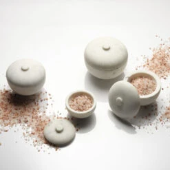 Bennett 7.25 X 6 Inch Storage Bowl With Lid, Large -Outlet Jamie Aura Store 7benn lgwh 6