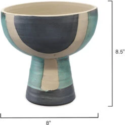 Blanche 9 X 8 Inch Wide Vessel -Outlet Jamie Aura Store 7blan veaq 2