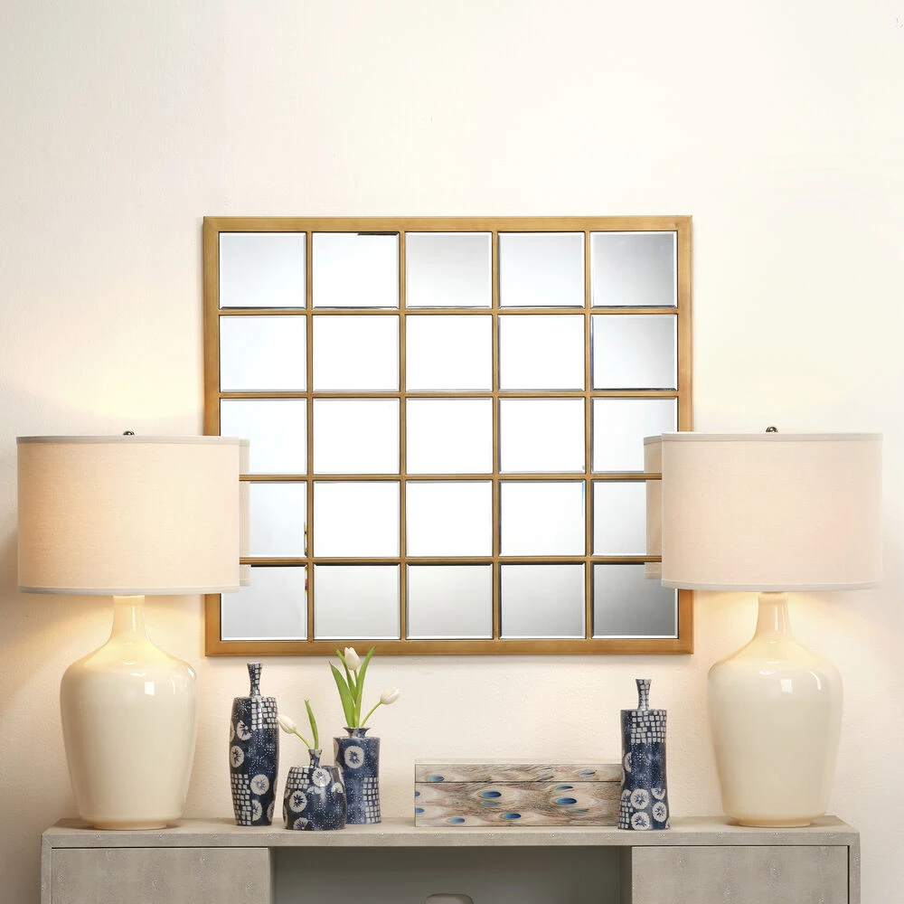 Block Print 12 X 4.75 Inch Vases, Set Of 4 5 Block Print 12 X 4.75 Inch Vases, Set Of 4 - Image 5