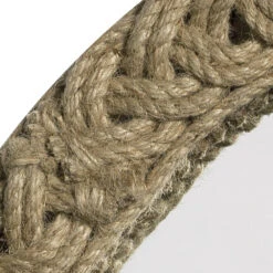 Braided Round 20 X 20 Inch Jute Mirror 8 Braided Round 20 X 20 Inch Jute Mirror -Outlet Jamie Aura Store 7brai lgju 1