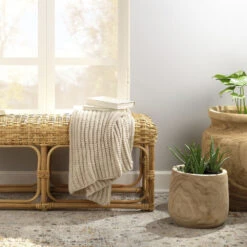 Brea 13.5 X 12 Inch Wooden Vase -Outlet Jamie Aura Store 7brea vawd 7