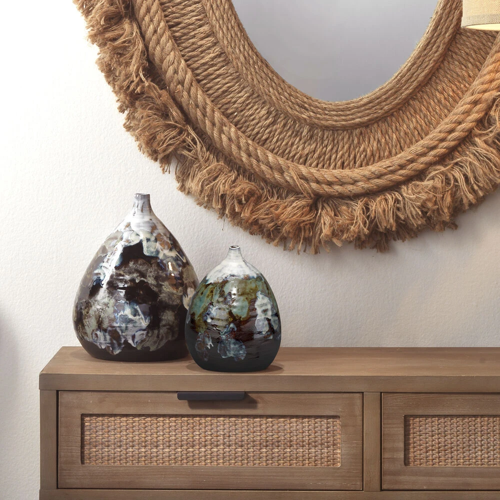 Collage 11 X 9 Inch Vase 2 Collage 11 X 9 Inch Vase - Image 2