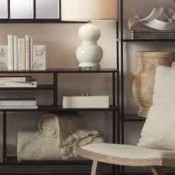 Constantine 12 X 7 Inch Cream Resin W/ Horn Accent Large Rectangle Box -Outlet Jamie Aura Store 7cons bxcr alternate image beauty crop 3 spring 2021