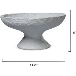 Garden Blue Pedestal Bowl -Outlet Jamie Aura Store 7gard pebl 2