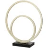 Helix Double Ring 17 X 16 Inch Sculpture