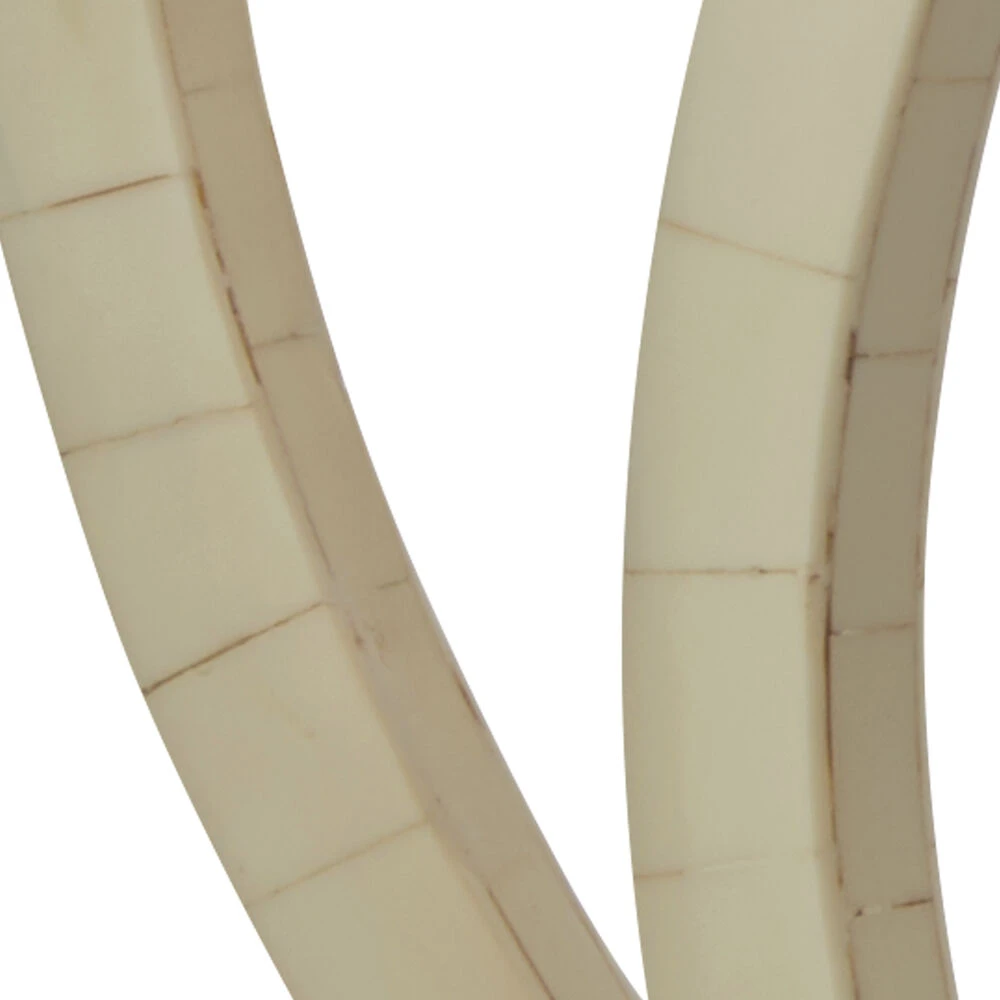 Helix Double Ring 17 X 16 Inch Sculpture 2 Helix Double Ring 17 X 16 Inch Sculpture - Image 2