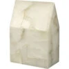 Tall House Alabaster Decorative Object