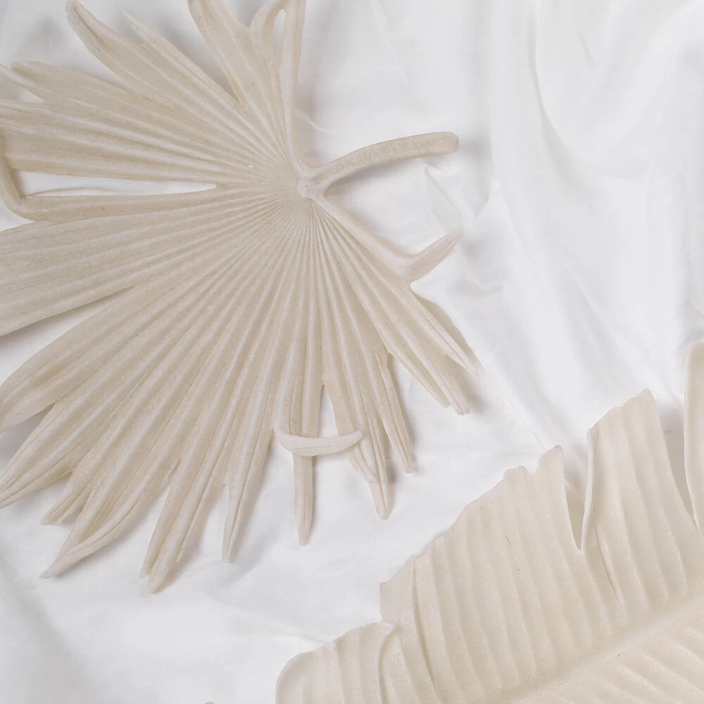 Island Leaf Off White Table Object 4 Island Leaf Off White Table Object - Image 4