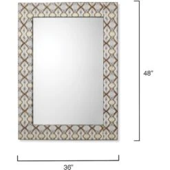 Kaleidoscope 48 X 36 Inch Blue Mirror -Outlet Jamie Aura Store 7kale mili 2