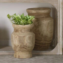 Laguna 17.75 X 13.5 Inch Wooden Vase 16 Laguna 17.75 X 13.5 Inch Wooden Vase -Outlet Jamie Aura Store 7lagu vawd 7