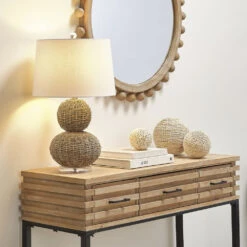 Malibu Natural Decorative Balls, Set Of 3 18 Malibu Natural Decorative Balls, Set Of 3 -Outlet Jamie Aura Store 7mali owst 4