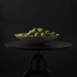 Marble 24 X 4.75 Inch Bowl 9 Marble 24 X 4.75 Inch Bowl -Outlet Jamie Aura Store 7marb xlwh 2