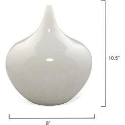 Nymph Decorative 19 X 8 Inch Vases In White Glass, Set Of 3 12 Nymph Decorative 19 X 8 Inch Vases In White Glass, Set Of 3 -Outlet Jamie Aura Store 7nymp vawh 2