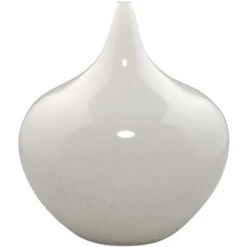 Nymph Decorative 19 X 8 Inch Vases In White Glass, Set Of 3 16 Nymph Decorative 19 X 8 Inch Vases In White Glass, Set Of 3 -Outlet Jamie Aura Store 7nymp vawh 6