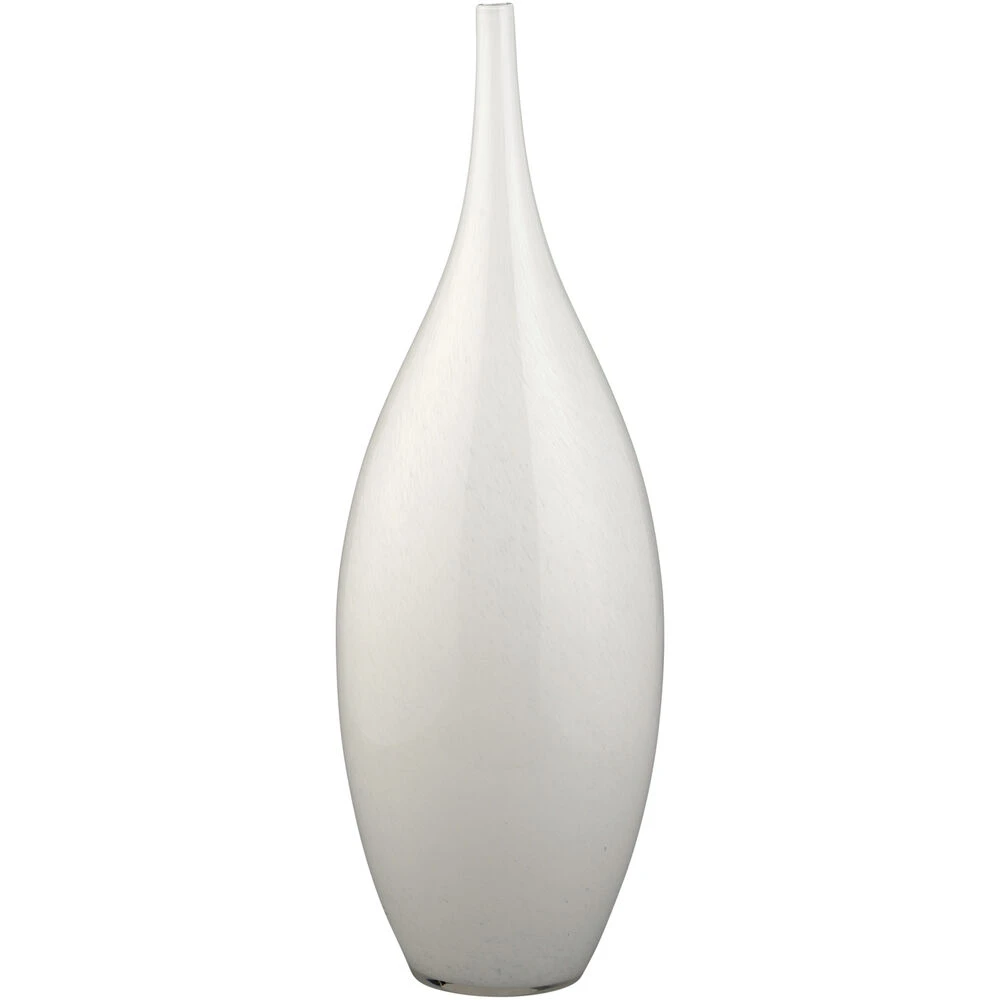 Nymph Decorative 19 X 8 Inch Vases In White Glass, Set Of 3 8 Nymph Decorative 19 X 8 Inch Vases In White Glass, Set Of 3 - Image 8