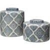Oran 9 X 8 Inch Canisters, Set Of 2