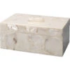 Parthenon 12 X 8 Inch Pearl Resin & Clear Mica Box
