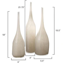 Pixie 21.75 X 5.5 Inch Vases, Set Of 3 -Outlet Jamie Aura Store 7pixi vawmgr 2