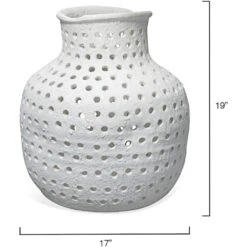 Porous 19 X 17 Inch Vase -Outlet Jamie Aura Store 7poro vawh 2