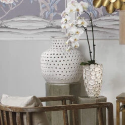 Porous 19 X 17 Inch Vase -Outlet Jamie Aura Store 7poro vawh 8